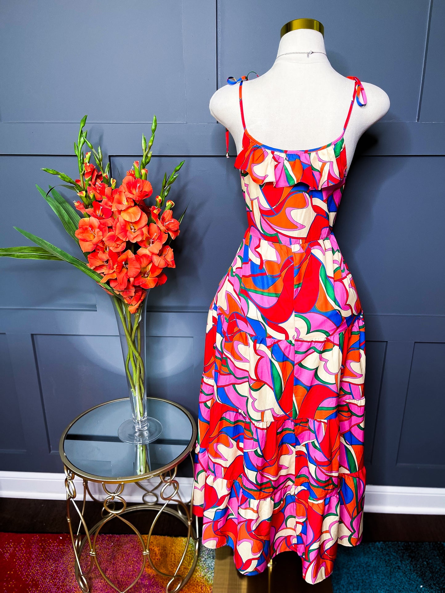 Summer Flirt Flowy Dress, L