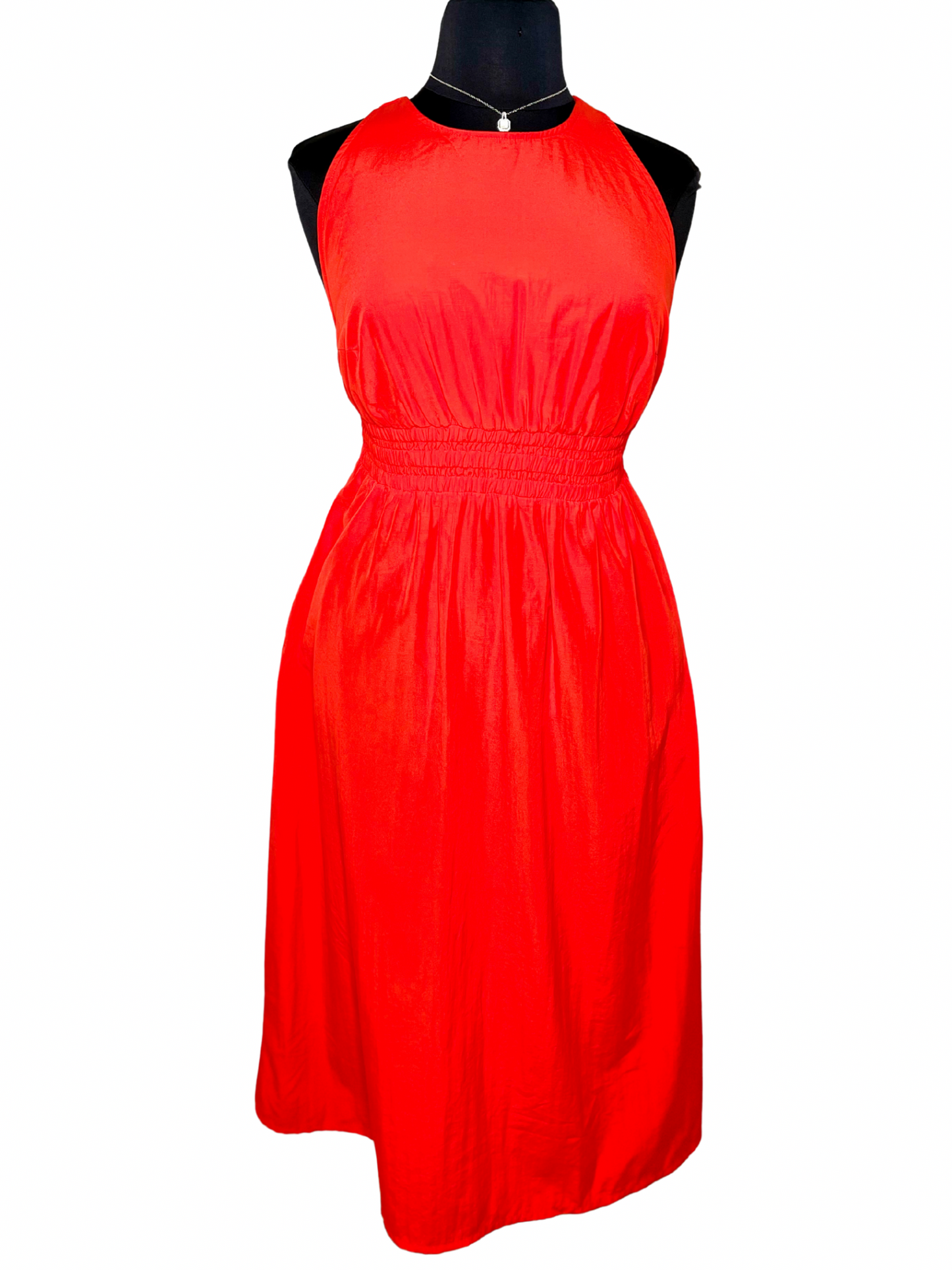New Cotton Style MIDI Dress, L