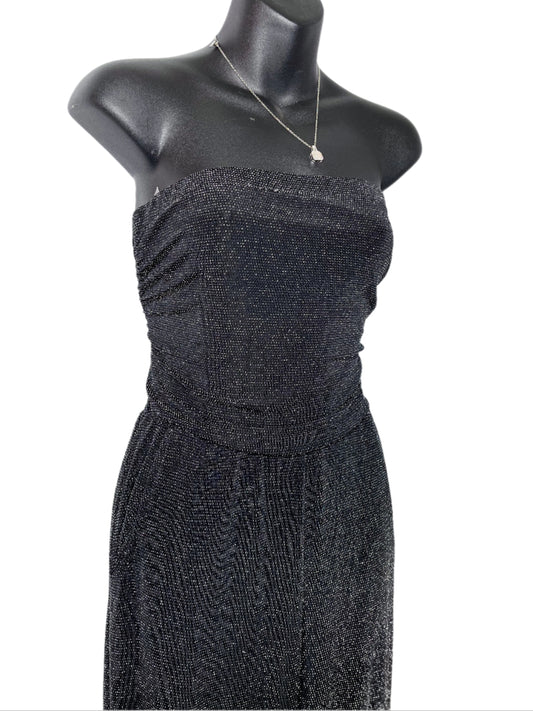 Famous Shimmer Tube Jumpsuit, L