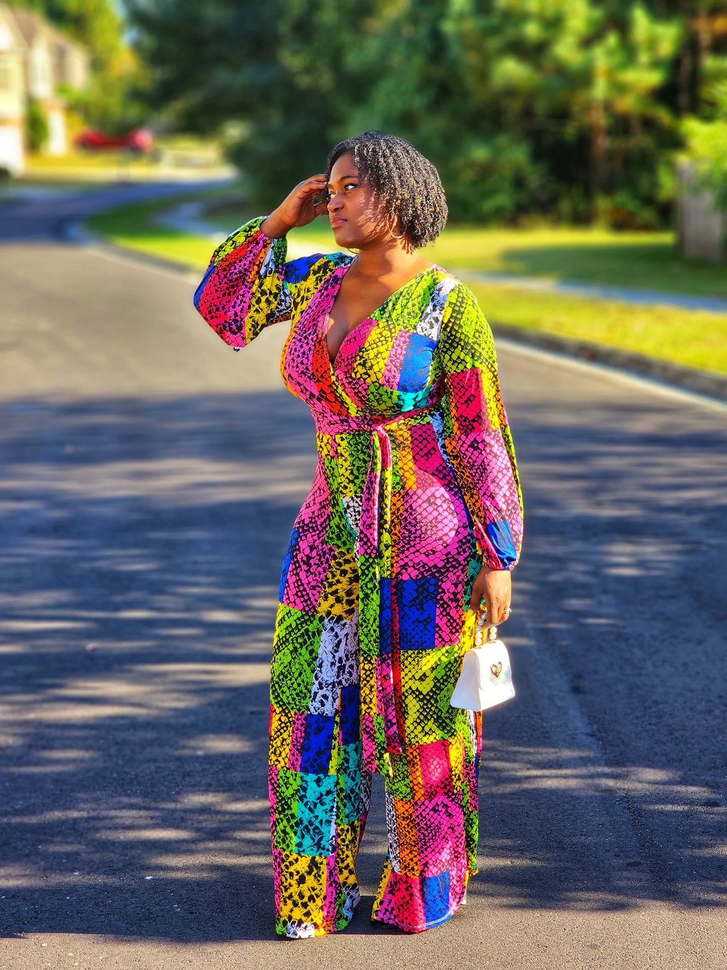 New Multicolor Jumpsuit, 16W/18W