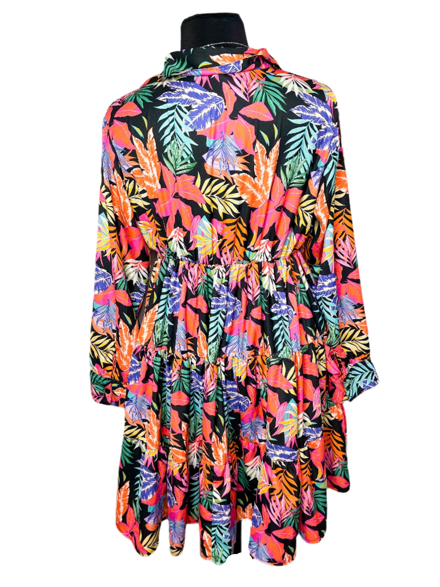 Vacation Tropics Dress, One Size (Fits 10-16W)