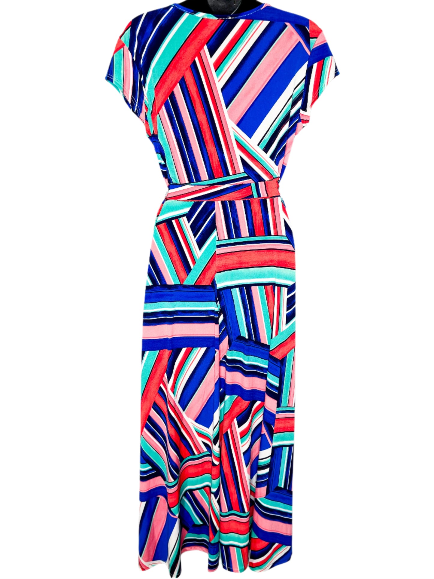 Vibrant Abstract Maxi Dress, 4/6
