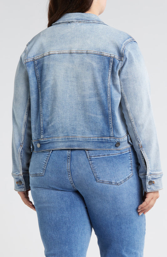 Universal Standard Denim Stretch Jacket, Fits 12-16W