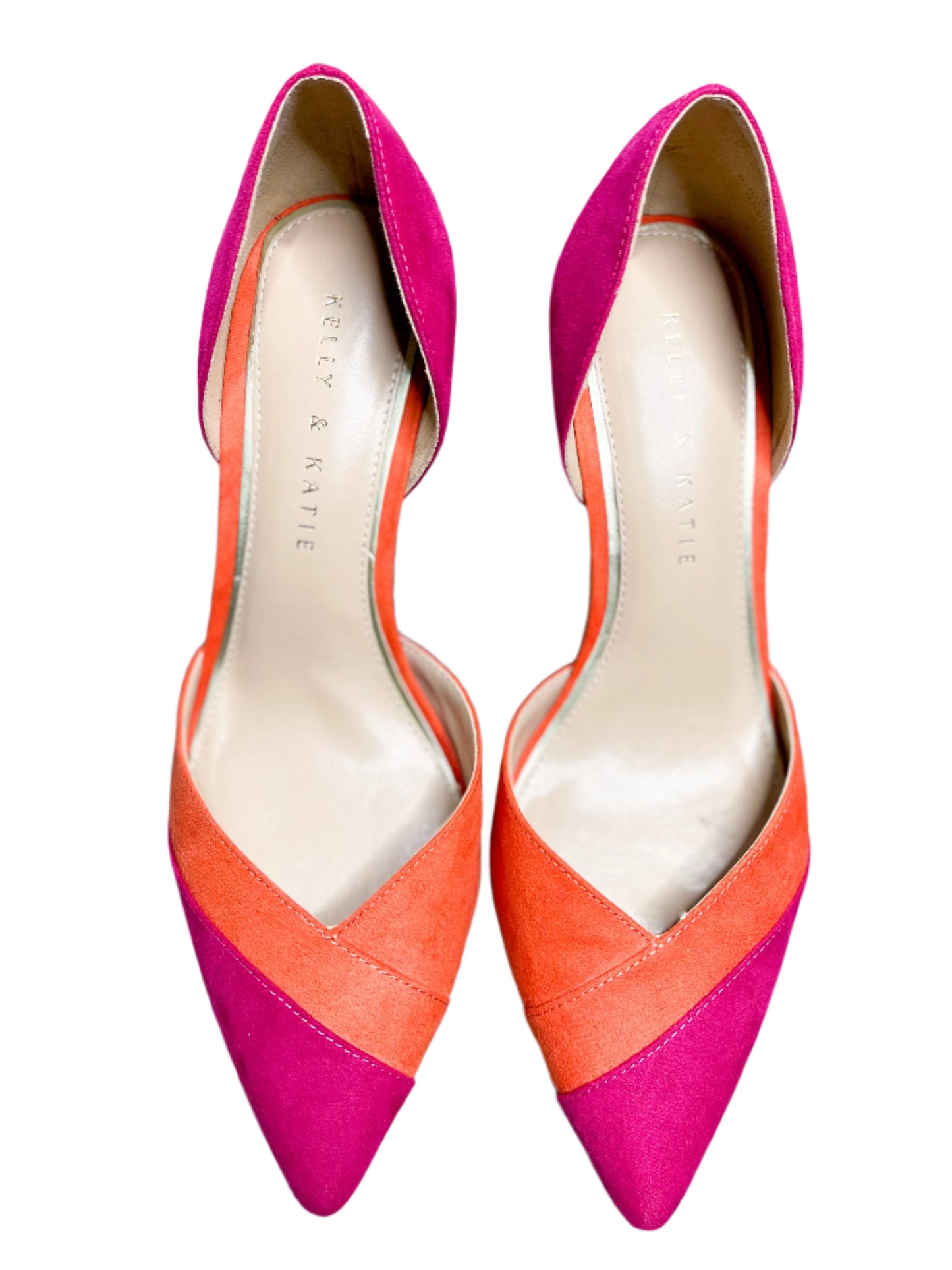 New Kelly & Katie Colorblock Heels, 8.5