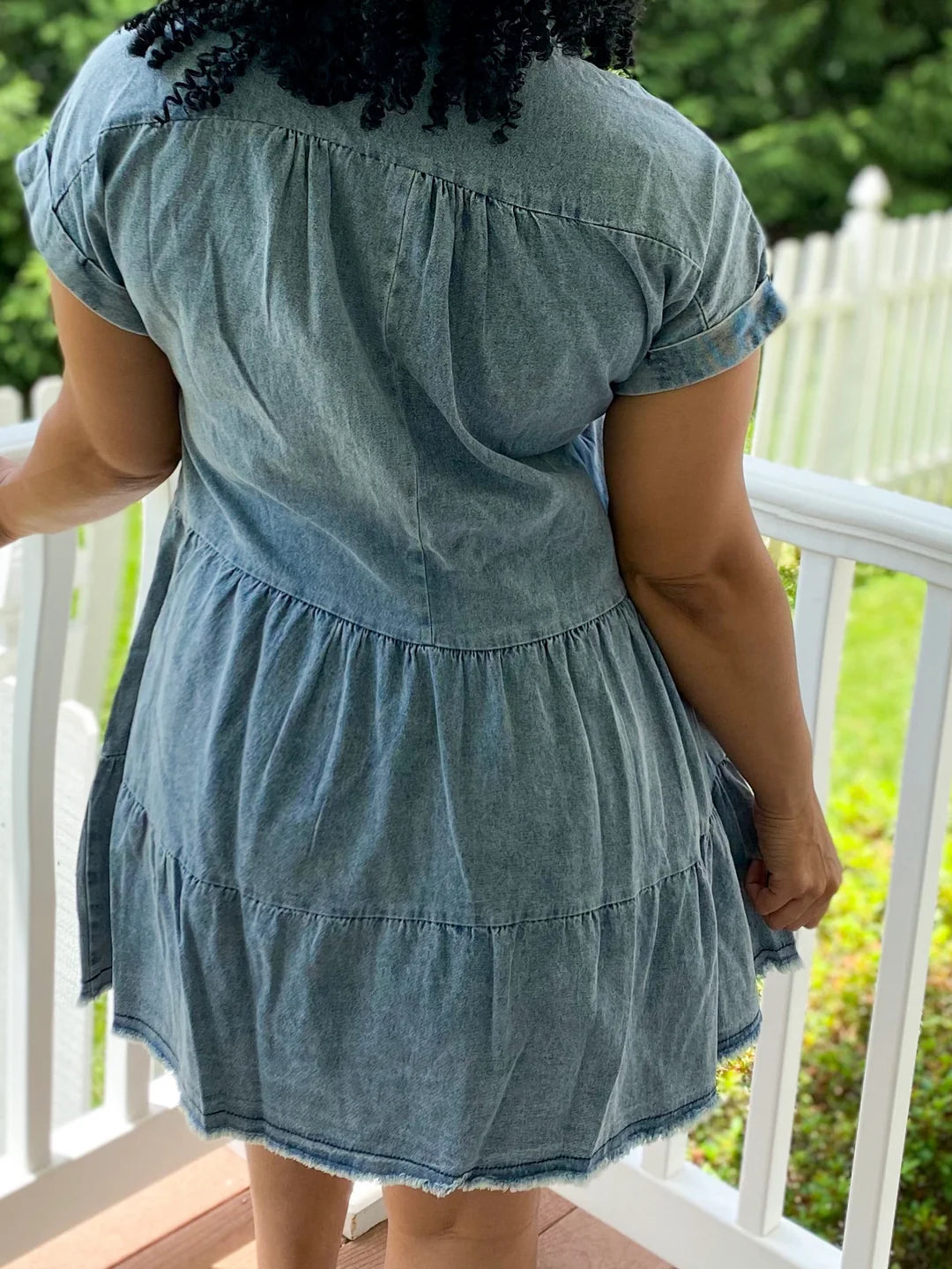 New Denim Babydoll Dress