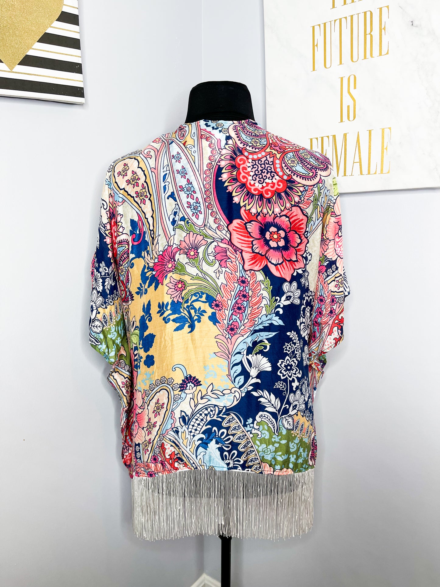 Chicos Designed Kimono, M-XL