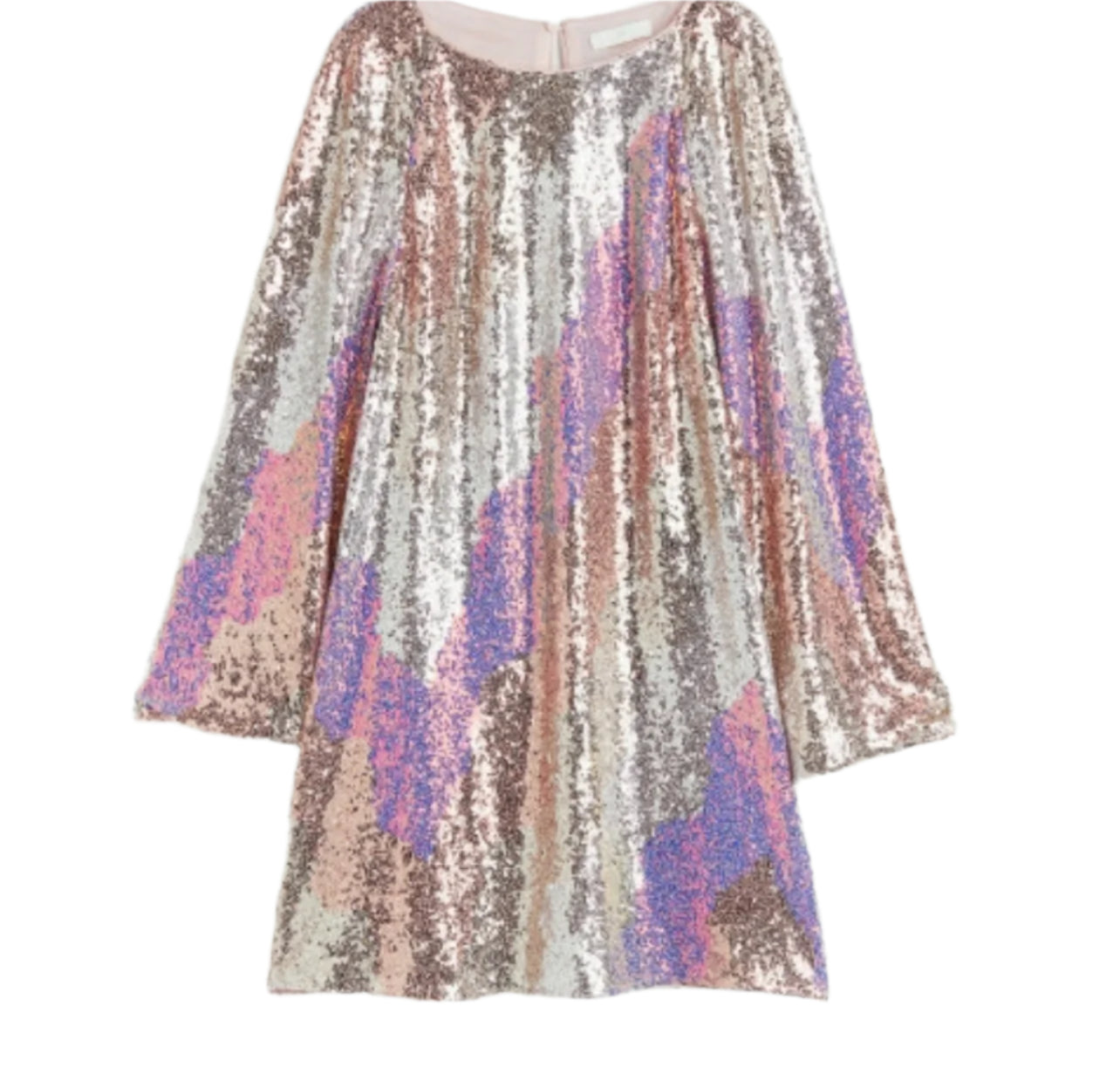 Sequin A-Line Dress, L