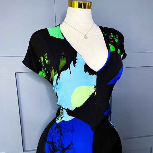 Electric Energy Abstract Jumpsuit, 22W