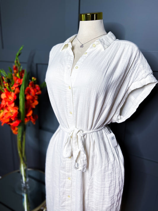 New Gauze Style MIDI Dress, XL