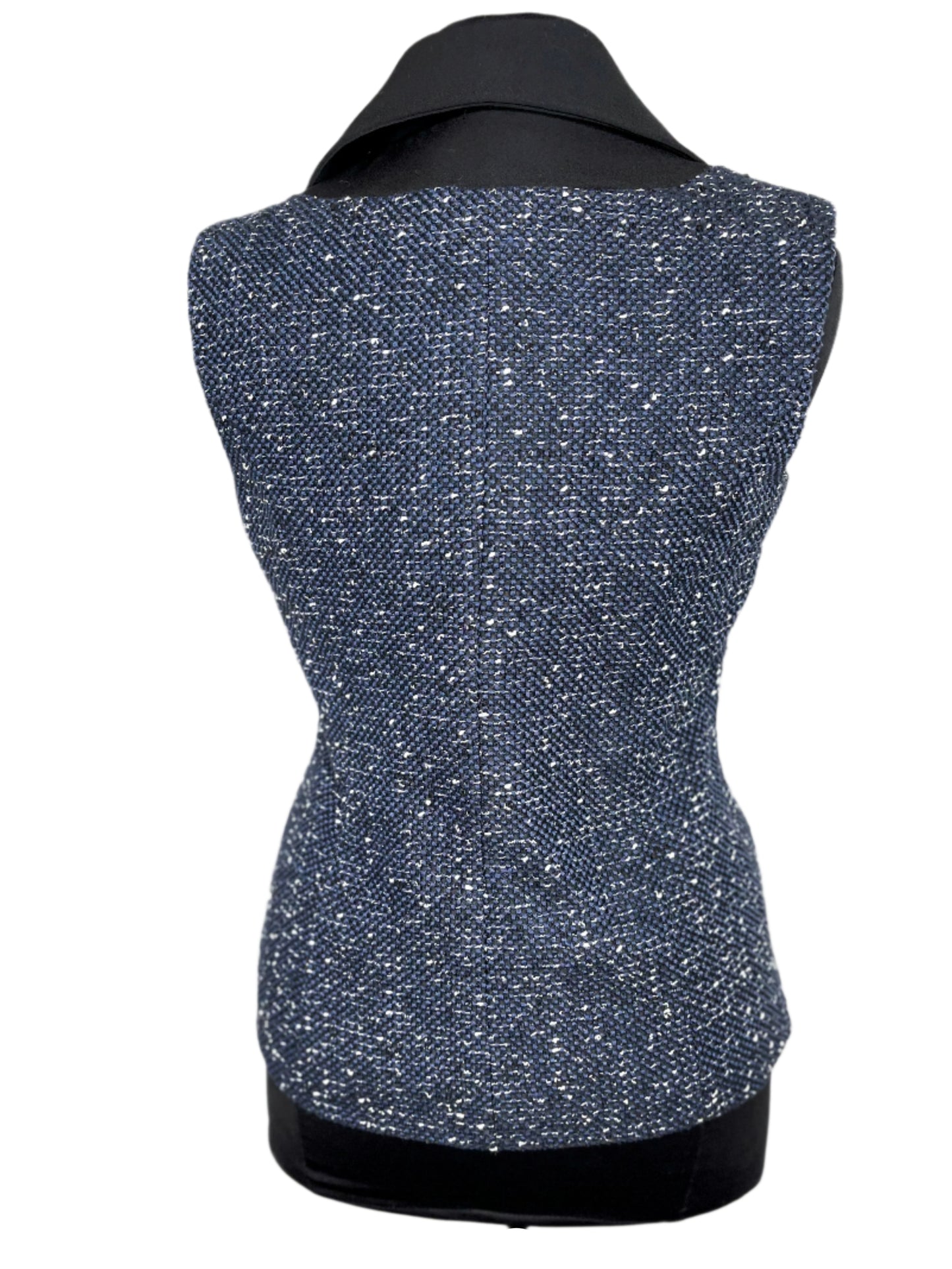 Anne Klein Zip Up Tweed Vest, 10/12