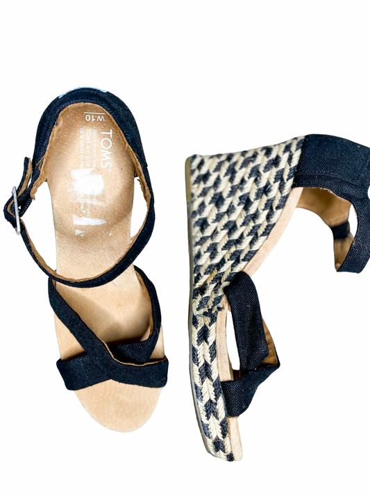 New Toms Wedges, 10