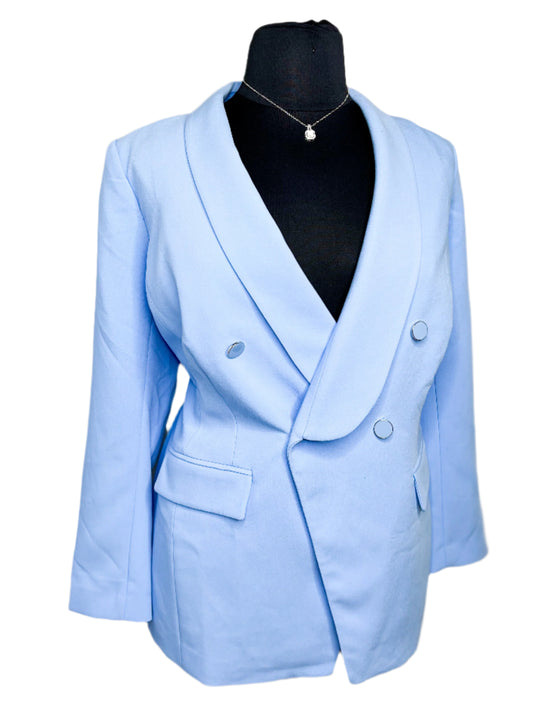 New Lane Bryant Baby Blue Blazer, 22W