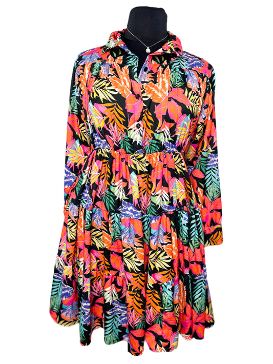 Vacation Tropics Dress, One Size (Fits 10-16W)
