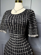 Taylor Plaid Dress, M