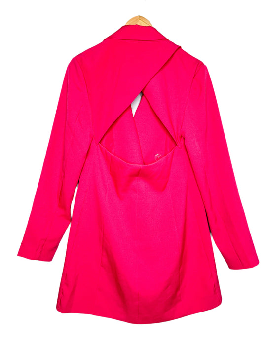 Steve Madden Hot Pink Blazer Dress, S