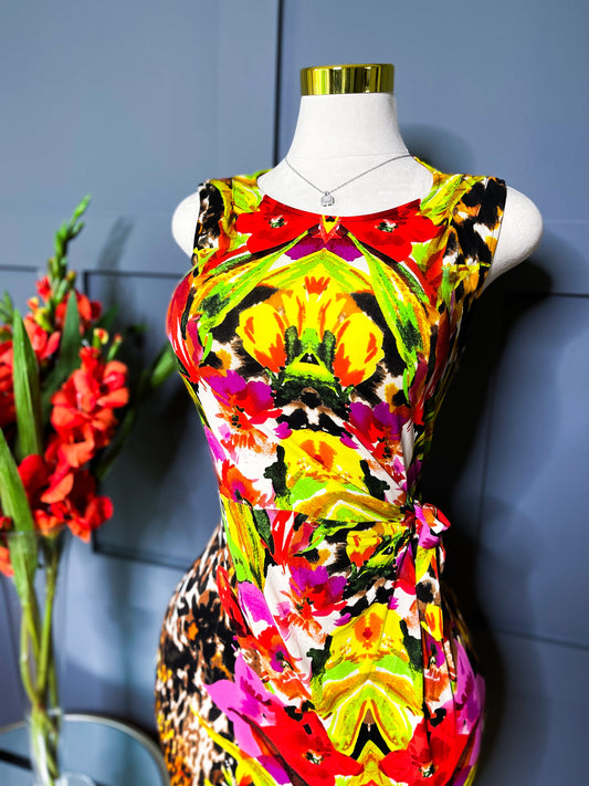 Wild Bloom Dress, Size 10