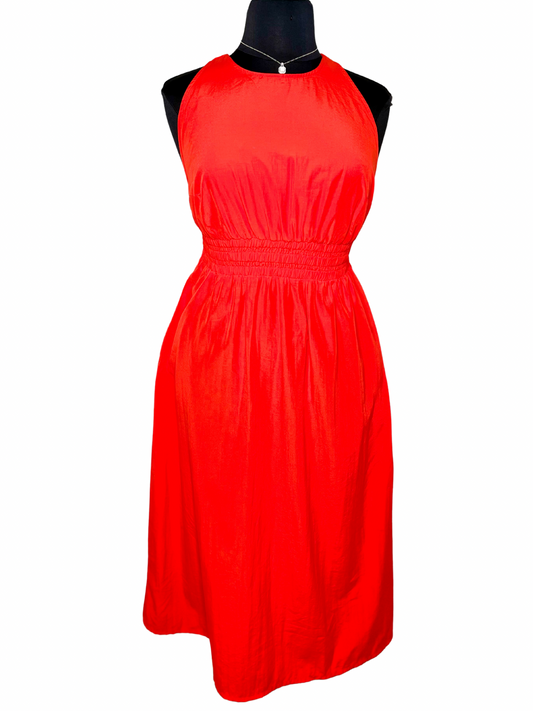 New Cotton Style MIDI Dress, L