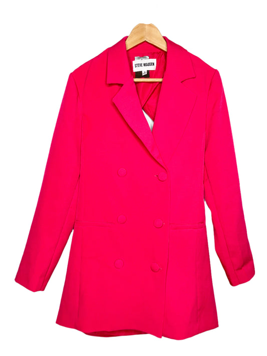 Steve Madden Hot Pink Blazer Dress, S