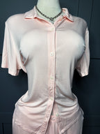 New LT Pink Two Piece PJ Set, XL