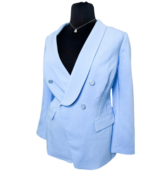 New Lane Bryant Baby Blue Blazer, 22W