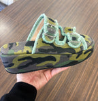New Camo Slip on Sandals, 9.5