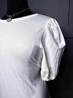 New Mini Puff Sleeve Blouse, 2X