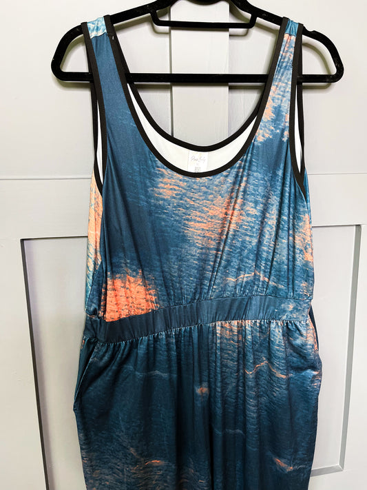 Abstract Energy Jumpsuit – Bold Multi, XL