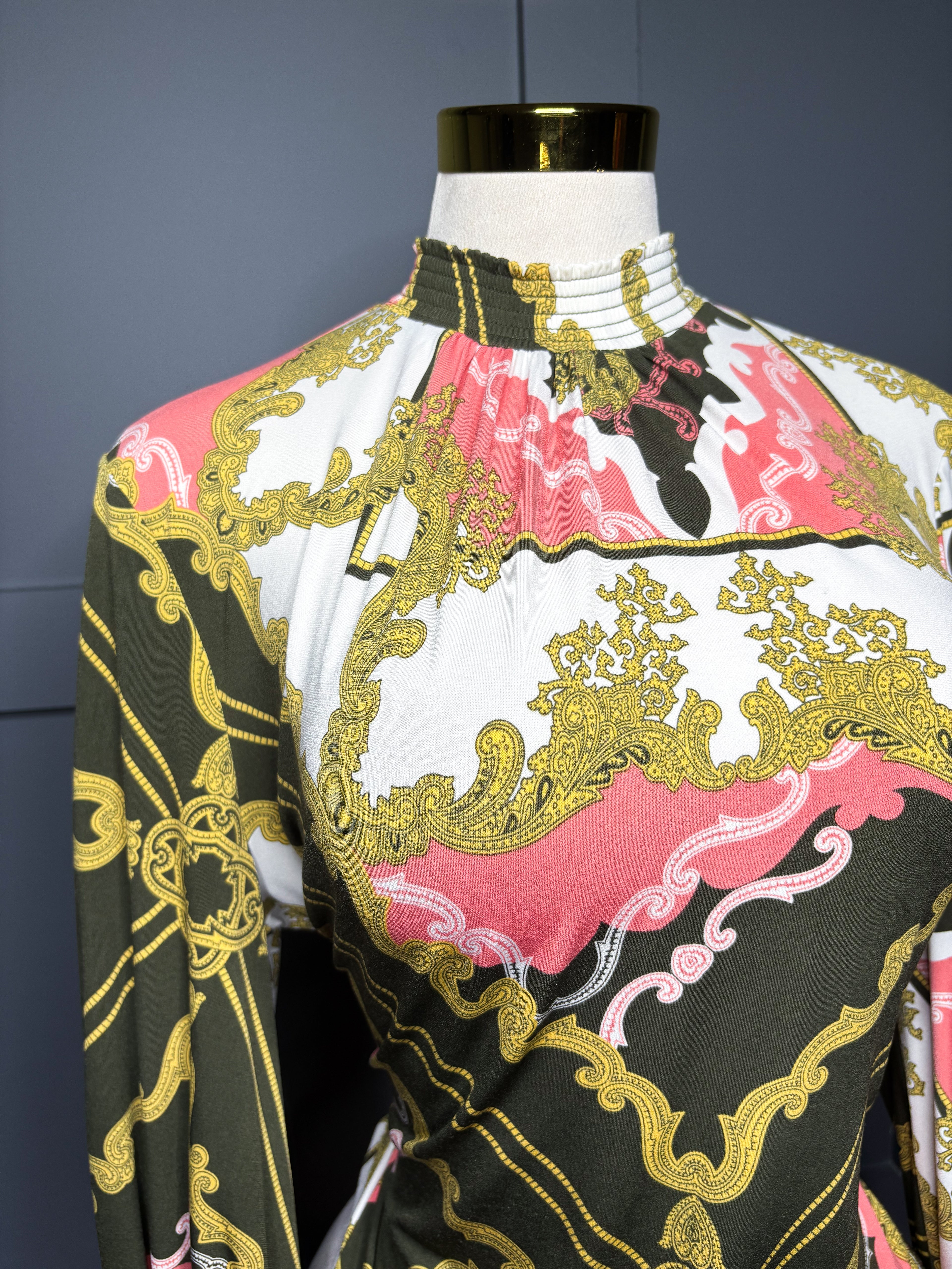 Royalty Vibrant Blouse, L