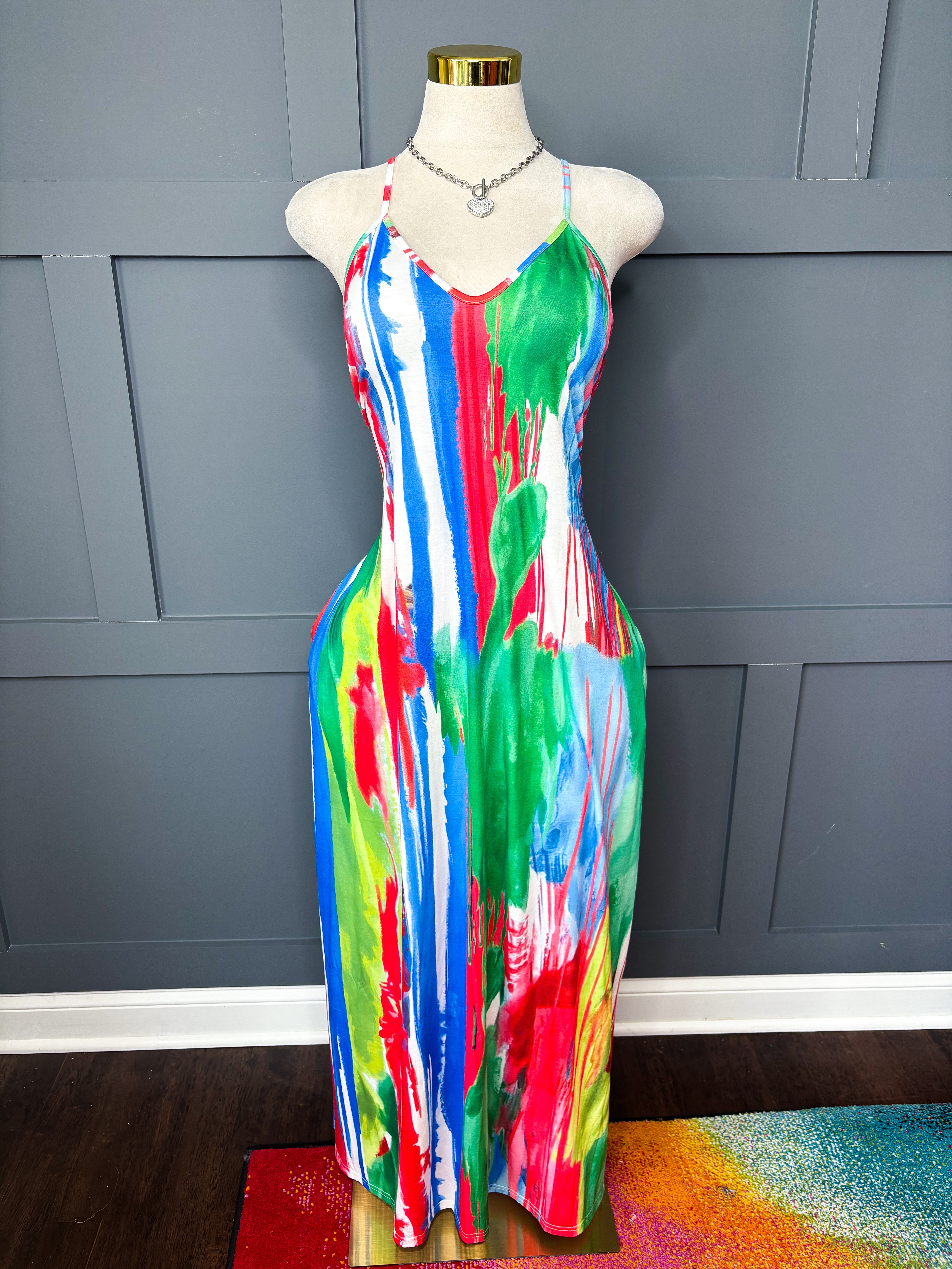 Vibrant Watercolors Pocket Maxi, L/XL