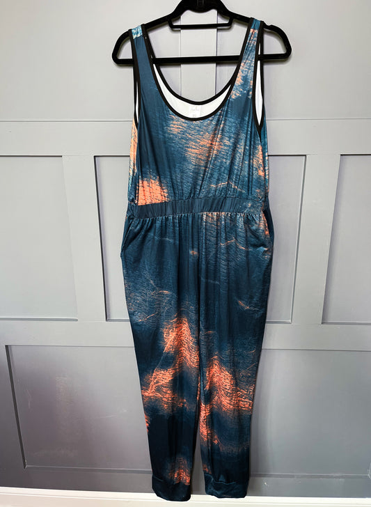 Abstract Energy Jumpsuit – Bold Multi, XL