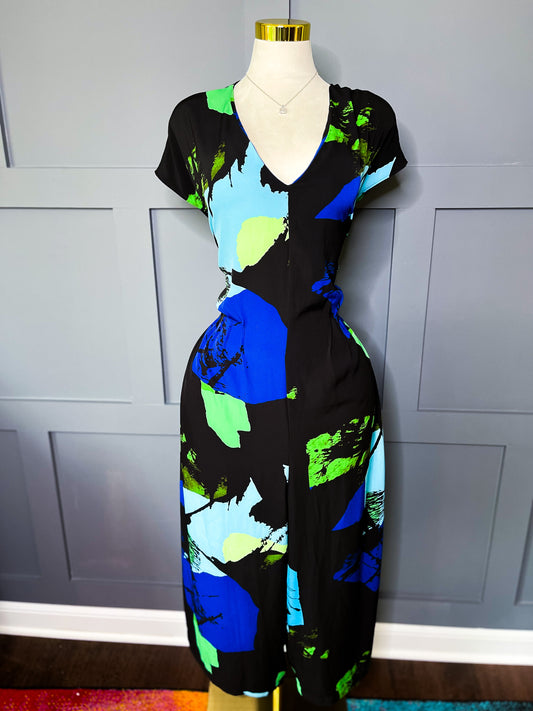 Electric Energy Abstract Jumpsuit, 22W