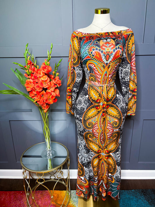 Exotic Couture Maxi Dress, 1X