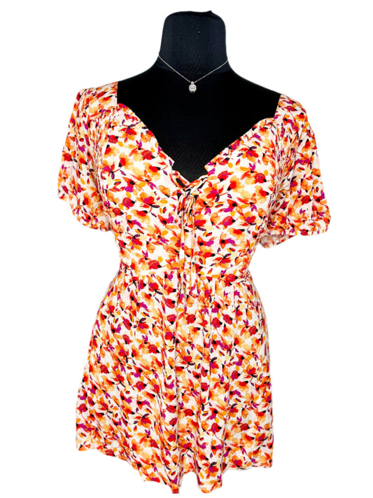 Torrid Floral Babydoll Top, 2X