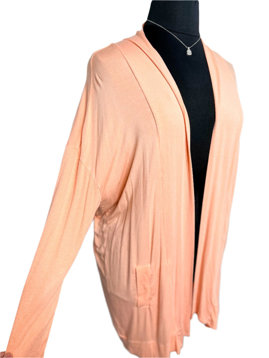 Torrid Coral Cardigan w/Pockets, 2X
