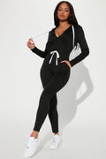 Chill Day Long Sleeve Jumpsuit, S