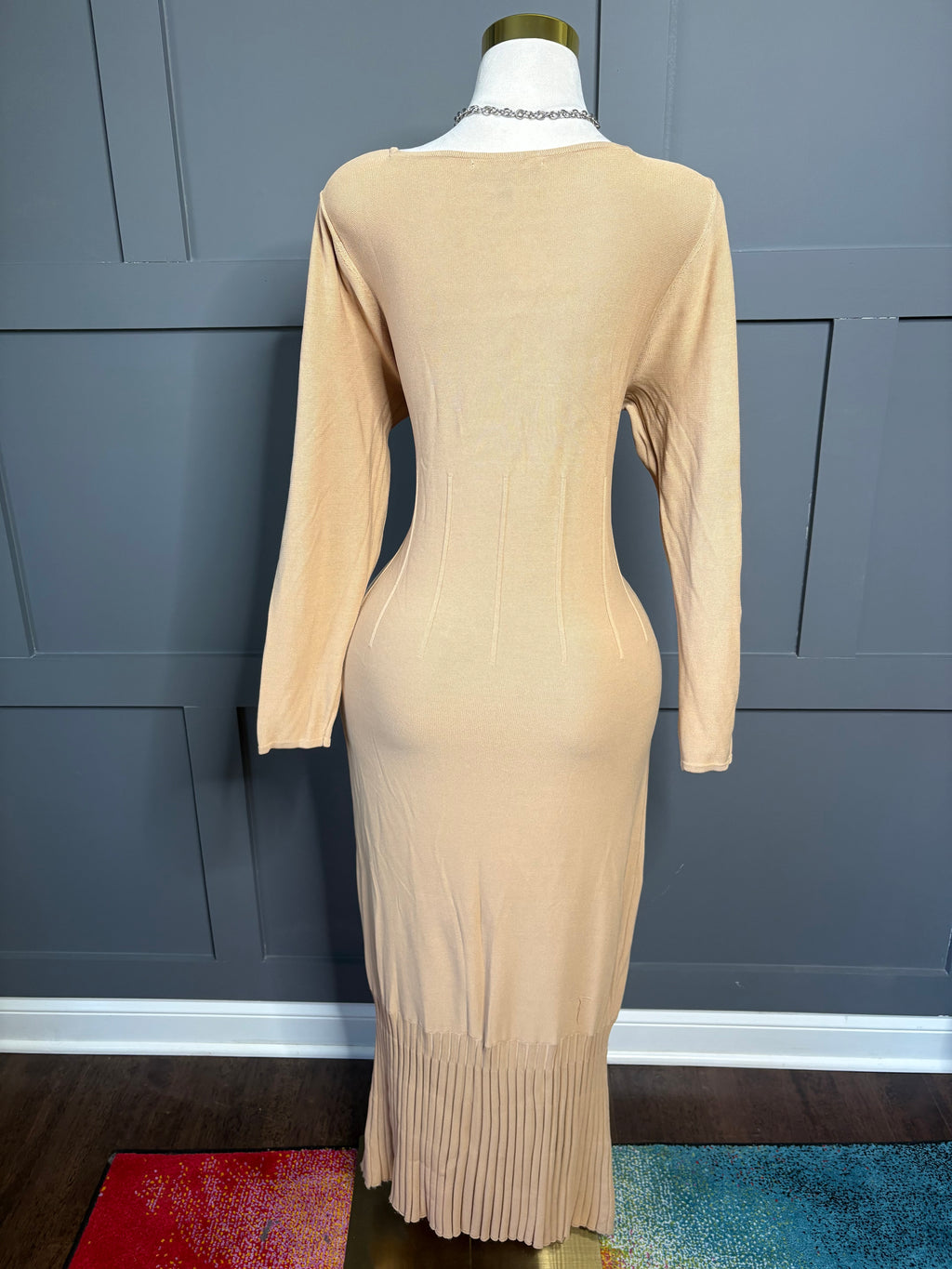 Eloquii Pleat Hem Dress, 18/20