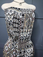 Abstract Tube Jumpsuit, M