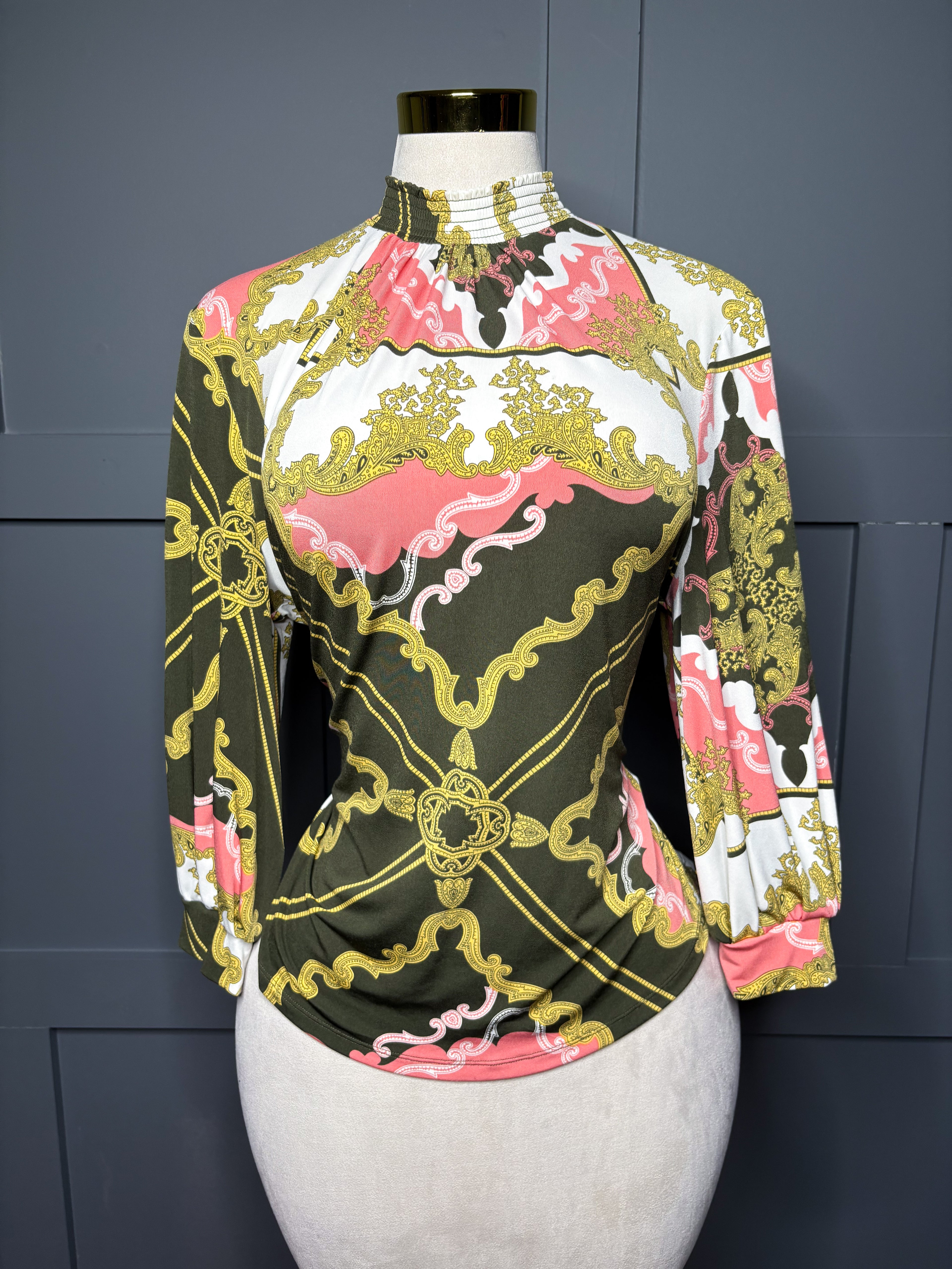Royalty Vibrant Blouse, L