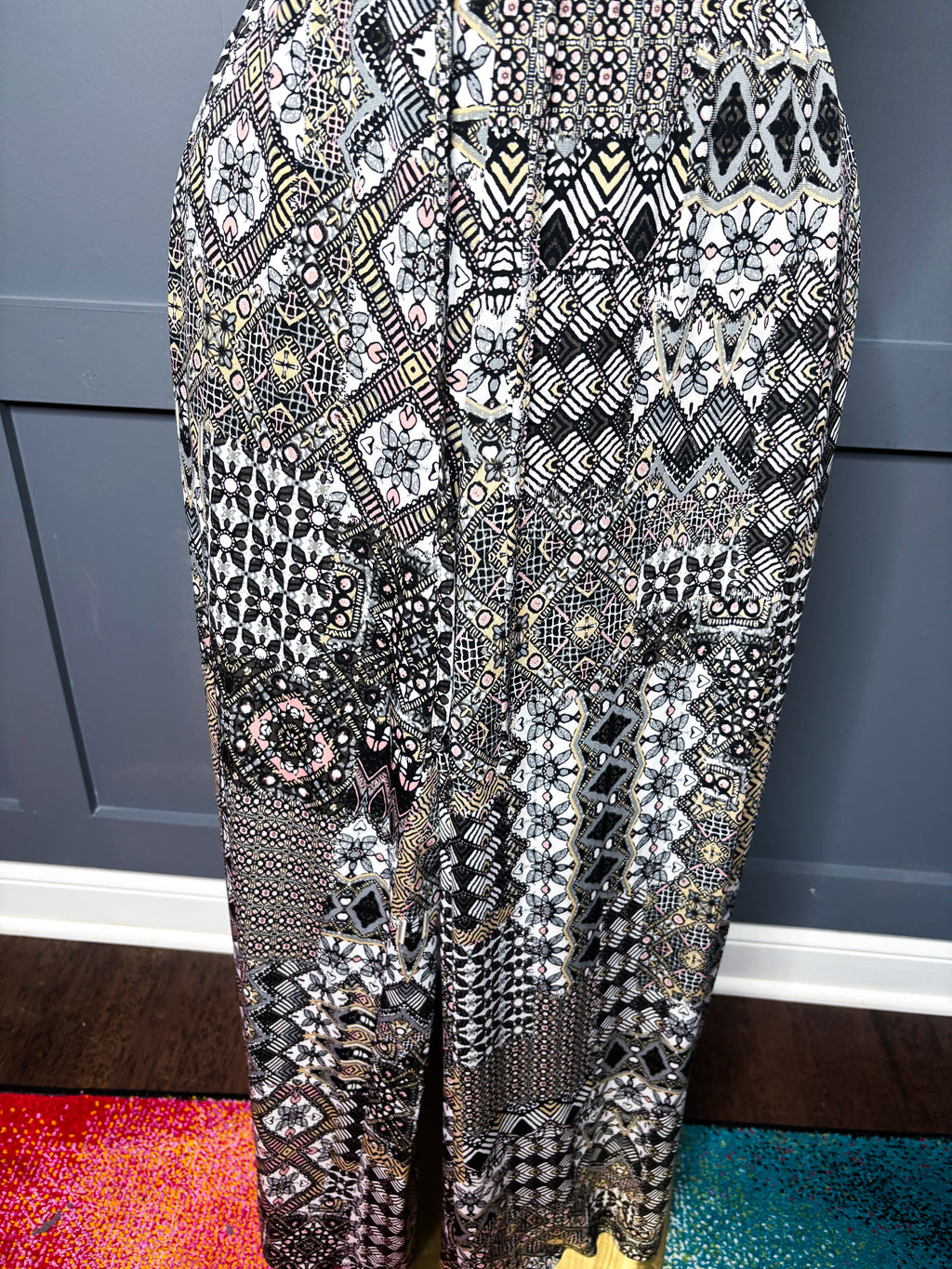 Abstract Tube Jumpsuit, M