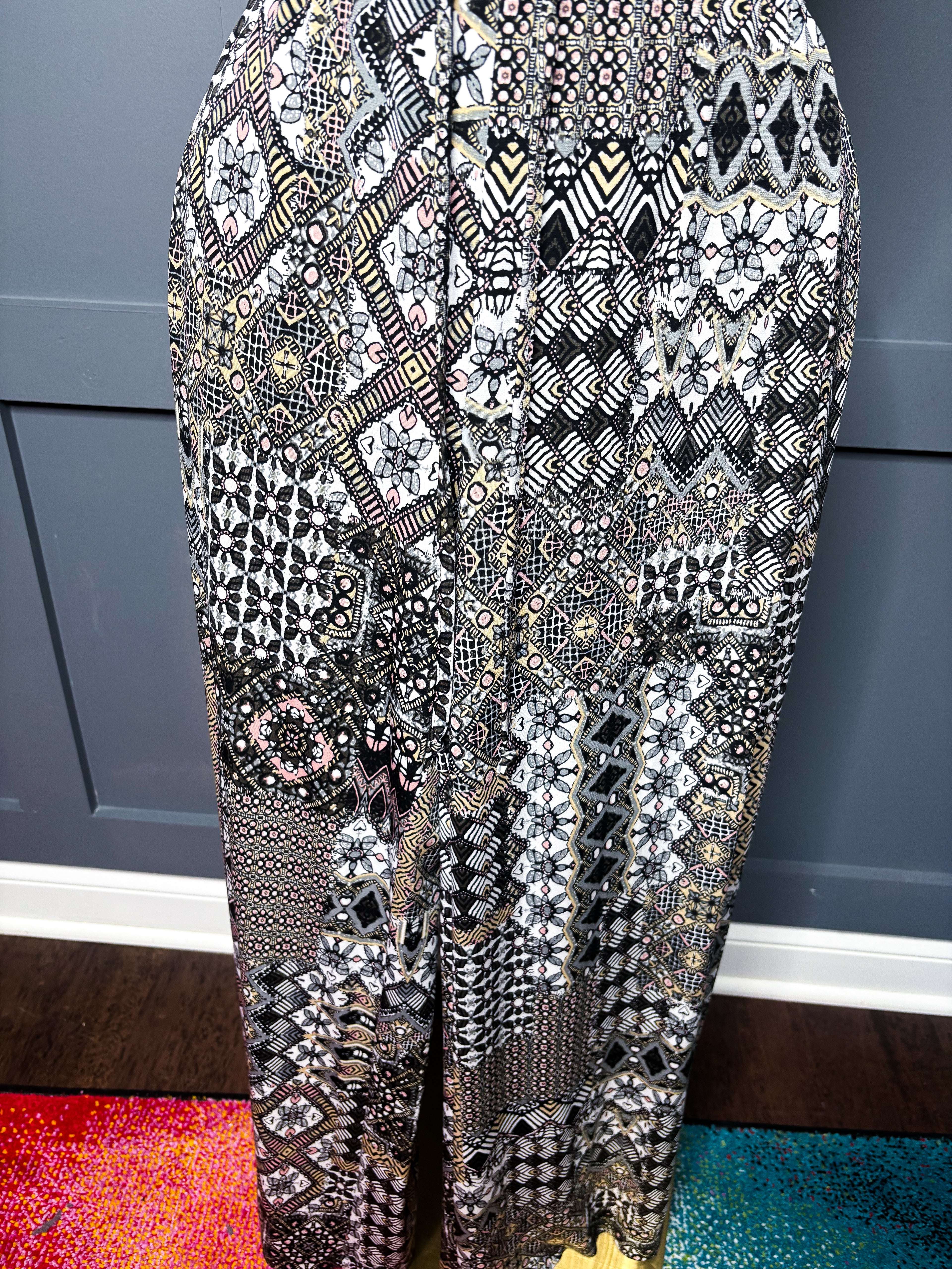 Abstract Tube Jumpsuit, M