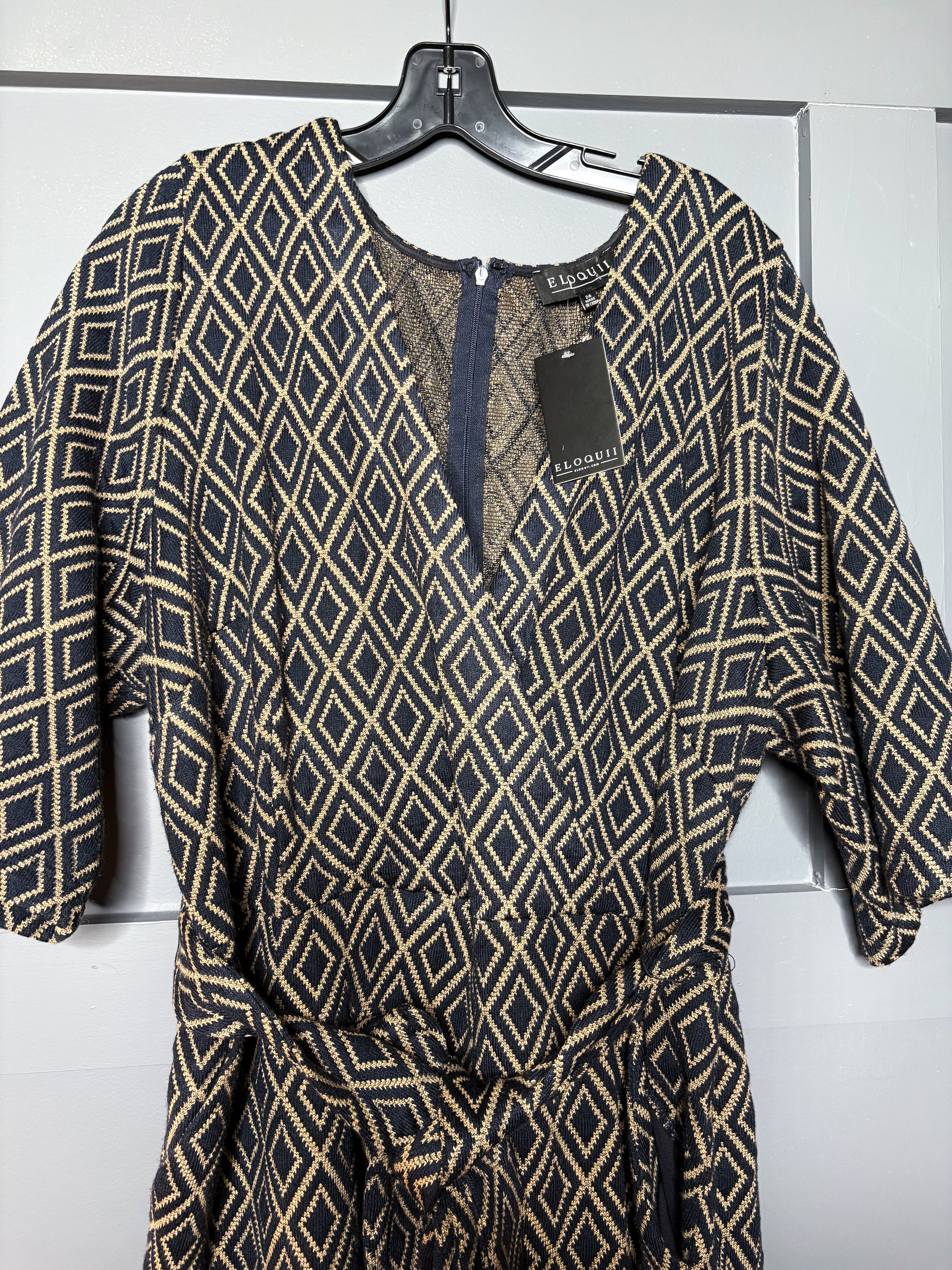 New Eloquii Textured Jumpsuit, Size 24