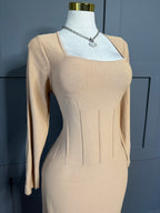 Eloquii Pleat Hem Dress, 18/20