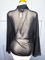 New Mesh Bow Blouse, 18/20