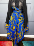 African Print Skirt, XXL