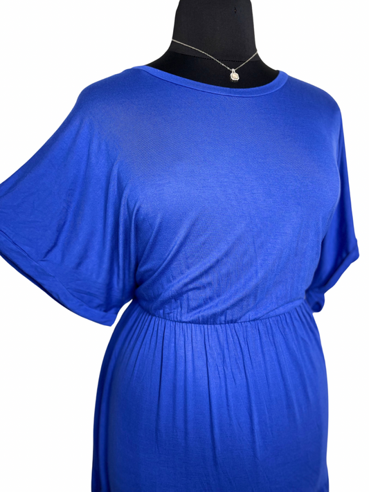 New Lane Bryant Royal Blue Midi Dress, 26/28