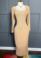 Eloquii Pleat Hem Dress, 18/20