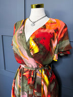 New Abstract Print Dress, Large
