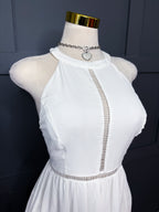 New Halter Neck Maxi Dress, L