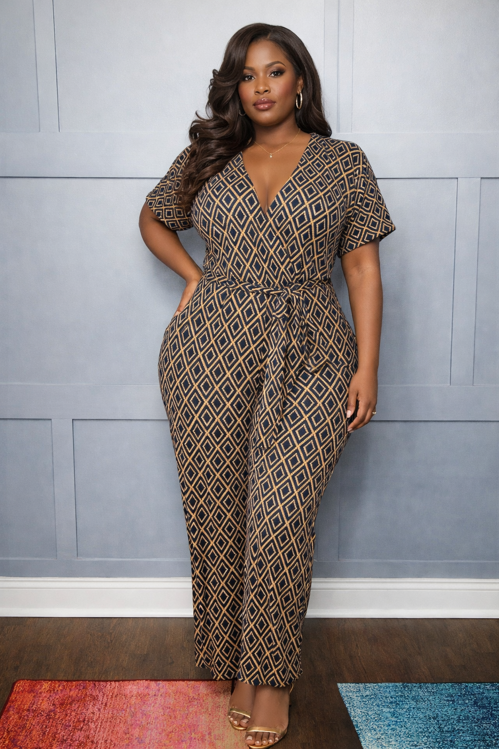New Eloquii Textured Jumpsuit, Size 24