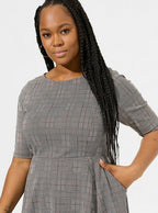 New Torrid Double-knit Jacquard Skater Dress, 2X